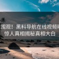 官网围观！黑料导航在线视频曝光，惊人真相揭秘真相大白